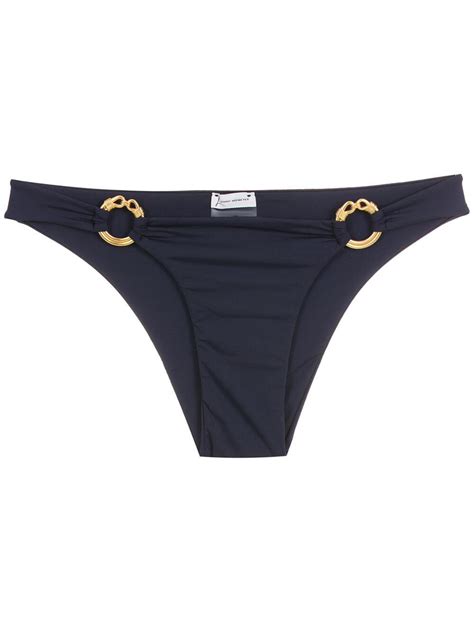 LENNY NIEMEYER Anil Hoop Detail Bikini Bottoms Blue Editorialist