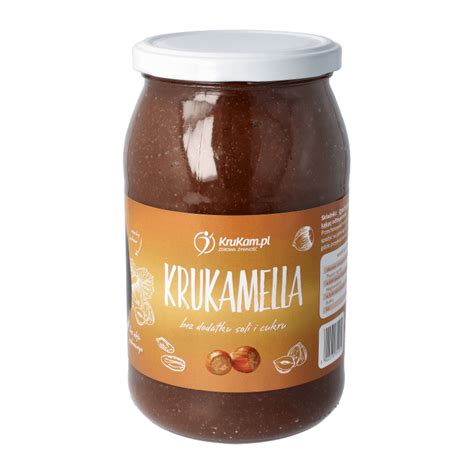 Krukamella Pasta orzechowa 900g Krukam Zdrowa Żywność