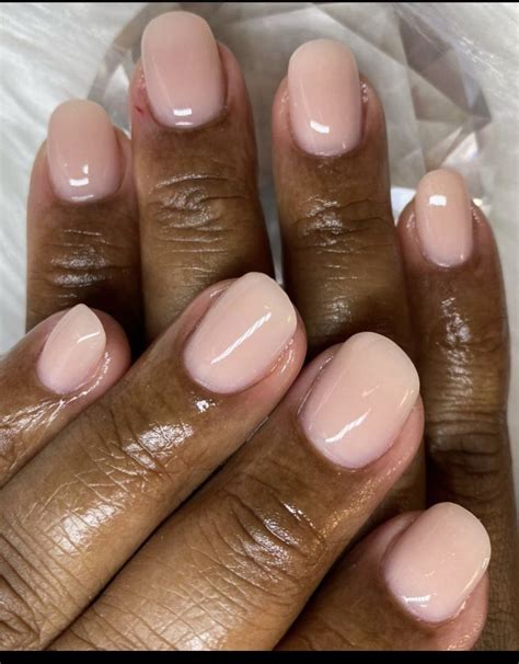 Pin By Kay On Nails Natural Nails Manicure Glow Nails Nude Nail Polish For Dark Skin
