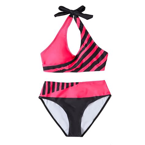 Divhosrg High Waisted Bikini Sets For Women One Shoulder Bikini Sets For Women Push Up Womens