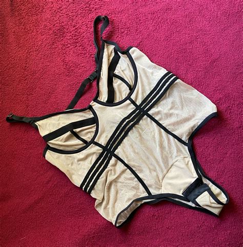 Body Nude E Preto Lingerie Feminina Renner Nunca Usado Enjoei