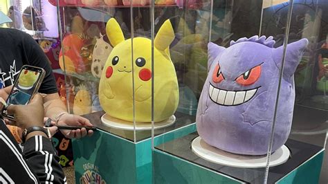 Pokémon Squishmallows Of Fat Pikachu Gengar Debut At Comic Con