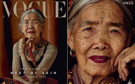 Una tatuadora indígena filipina la modelo más longeva en posar para