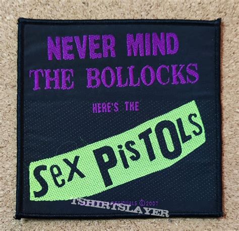 Sex Pistols Patch Nevermind The Bollocks TShirtSlayer TShirt And BattleJacket Gallery