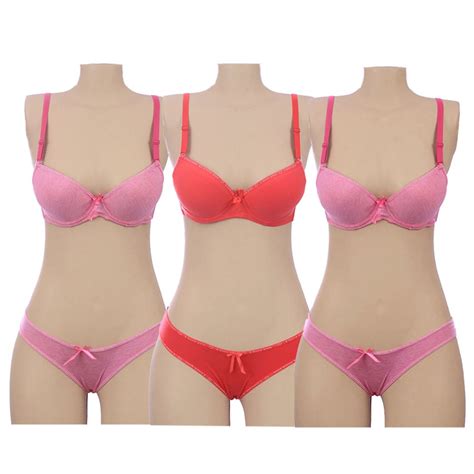 Kit 3 Conjuntos De Lingerie I Love You Bojo Compre Agora Feira