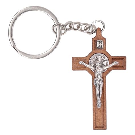 Christian Cross Keychains Engraved Bible Verses Exquisite Jesus Cross