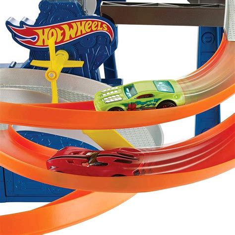 Mattel Hot Wheels Fabrik Rennbahn FDF Spar Toys