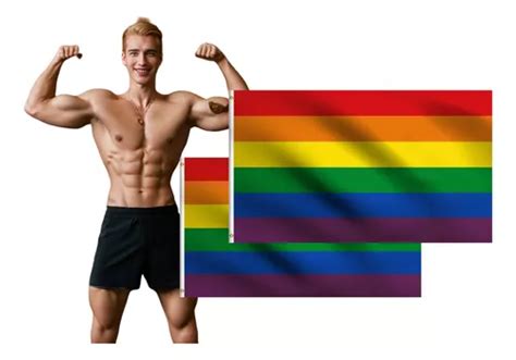 Bandera Lgbt Pride Arcoiris Gay Orgullo Cm Piezas Meses Sin Inter S