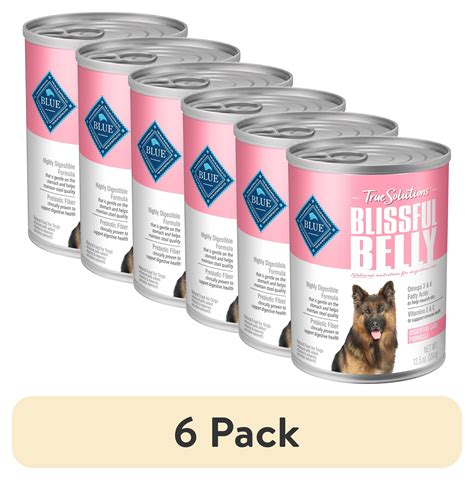 (6 pack) Blue Buffalo True Solutions Digestive Care Wet Dog Food, 12.5