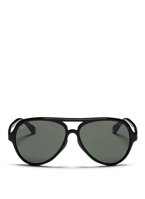 Lyst Ray Ban Acetate Aviator Sunglasses In Black For Men