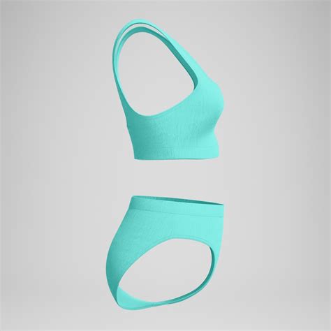 Women S Textured Deep U Back Bikini Turquoise Speedo UK