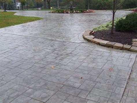 Stamped Concrete Driveway Design - 4 - myconcretebydesign