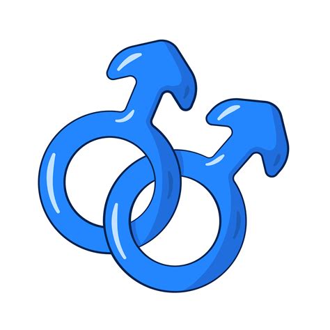 gay relación símbolo homosexual masculino género Vector en Vecteezy