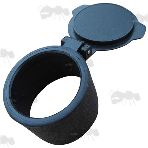 Rifle Scope Lens Covers Flip Up Cover Black Covers