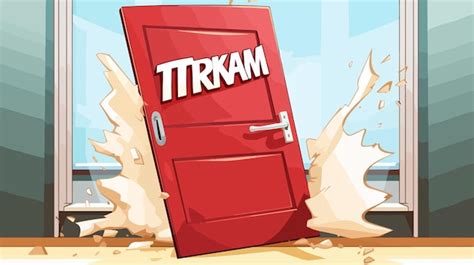 Broken Sign On Door Signboard Vector Illustration Premium Ai