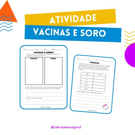 Atividades Sobre Vacinas 4 Ano