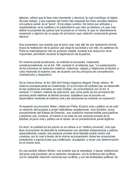 Principio De Oralidad Pdf