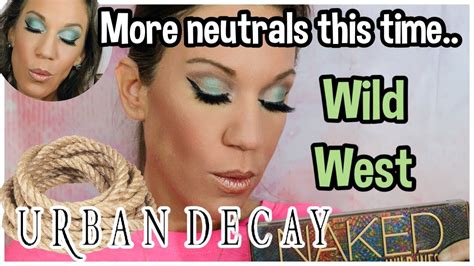 Urban Decay Naked Wild West Palette Tutorial Eyeshadow Tips More Neutrals YouTube