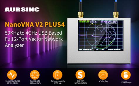 Actualizado Nanovna V Plus Analizador De Redes Vectoriales Khz Ghz