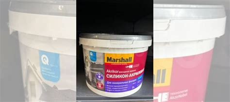 Краска для фасада Marshall силикон-акриловая 9л купить в Краснодаре ...