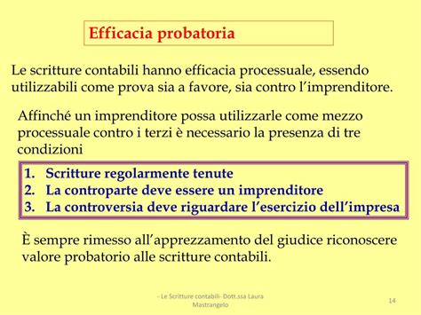 Ppt Le Scritture Contabili Powerpoint Presentation Free Download