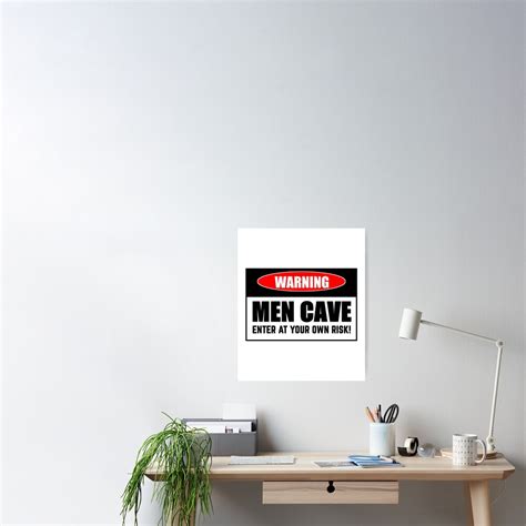 Man Cave Funny Warning Signs Enter At Your Own Risk Warning Men