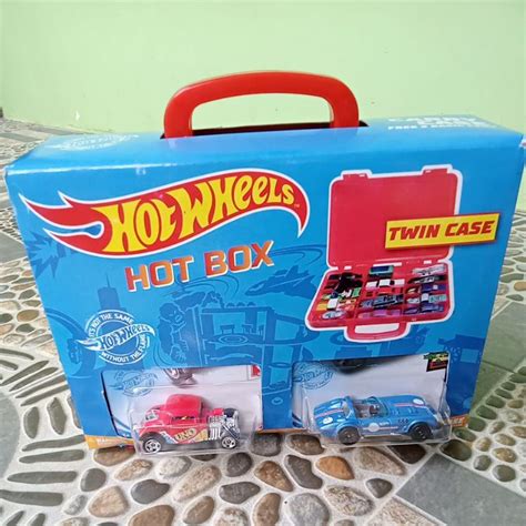 Jual Hot Wheels Twin Case Hot Box ISI 2 CARRY CASE KOPER KOTAK HOT WHEELS Shopee Indonesia