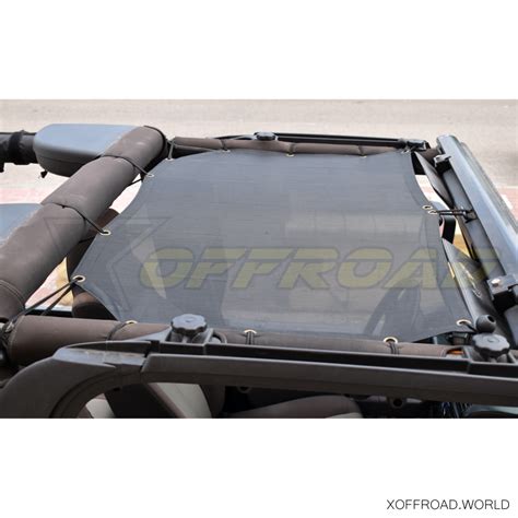 Plage Bikini Top Noir Avant Jeep Wrangler TJ XOST020 X Offroad