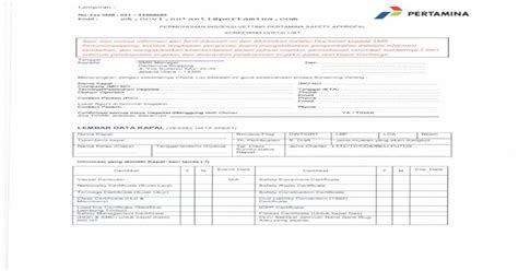 Pdf · Survey Status Report Jenis Muatan Yang Akan