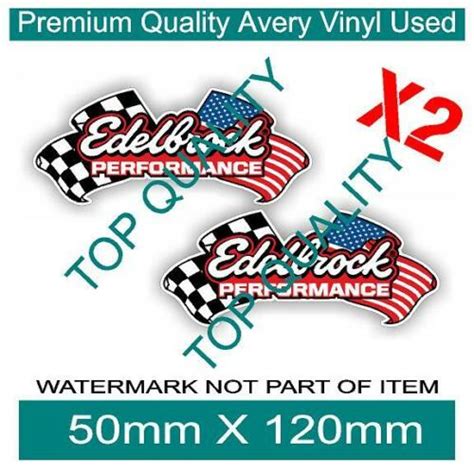EDELBROCK PERFORMANCE DECAL STICKER X VINTAGE HOT ROD RAT ROD DECALS STICKERS EBay Australia