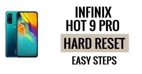 How To Infinix Hot Pro Hard Reset Factory Reset Latest Method