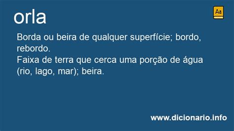 O Que Significa Orla - Significado de Orla