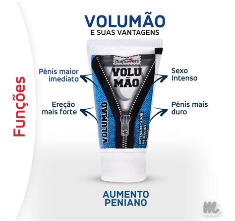 Volumão Gel Funcional Masculino g Hot Flowers Produtos Se MercadoLivre