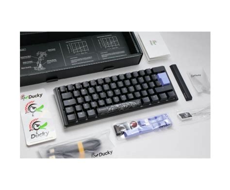 Ducky ONE 3 Classic Mini 60 Hot Swap RGB MX Red Negro Teclado En PUNTO BY Z E