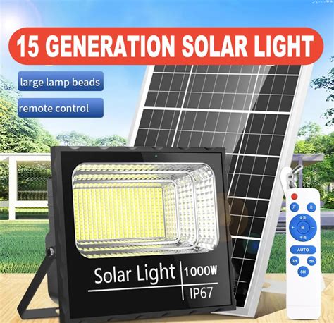 Solar Flood Light Solar Light Outdoor Waterproof Indoor Led Lamp Street