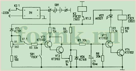 Автомат для отключения зарядного устройства. Схема | Уголок радиолюбителя