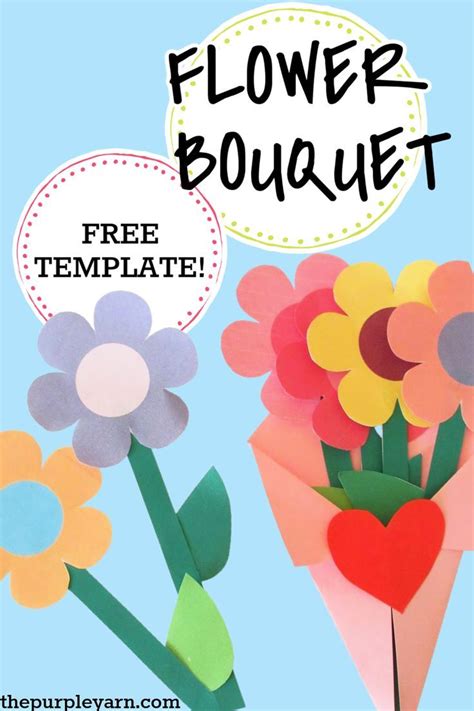 Diy Paper Flower Bouquet Craft For Kids Artofit