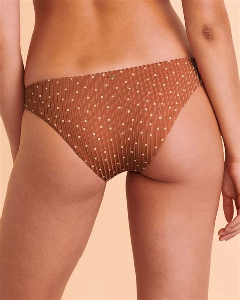 Rip Curl Premium Surf Ribbed Cheeky Bikini Bottom Ditsy Print Bikini Village