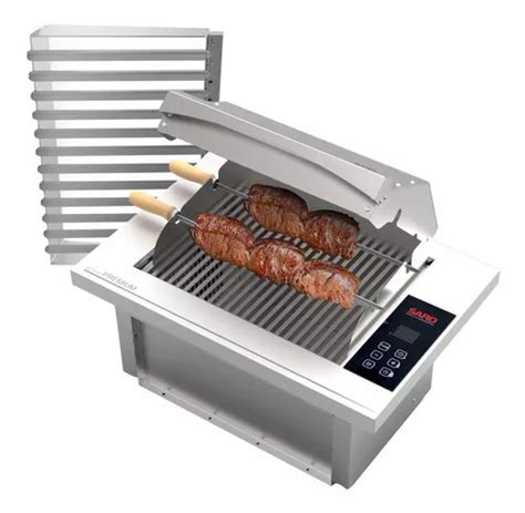 Asador eléctrico Saro Churrasqueira Saro 220V gris MercadoLibre