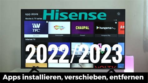 how to uninstall apps on hisense tv