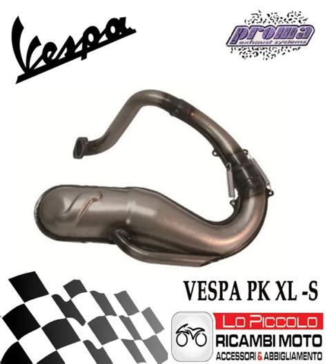 Marmitta Scarico Espansione Proma Omologata Dgm Per Vespa Pk S Xl