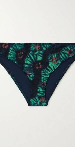 ULLA JOHNSON Dani Printed Bikini Briefs