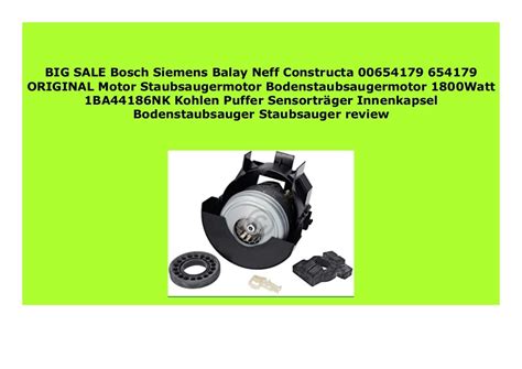 Big Discount Bosch Siemens Balay Neff Constructa 00654179 654179 ...