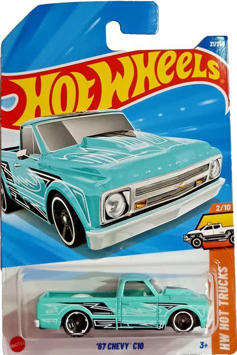 Hot Wheels Chevy C Hw Hot Trucks Blue