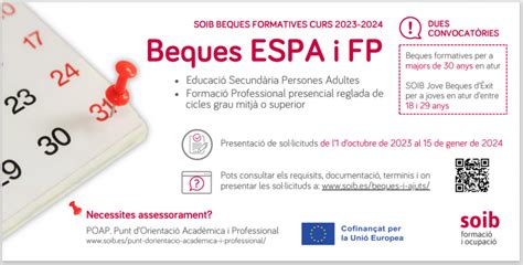 Beques Espa I Fp Curs Cifp Jun Per Serra