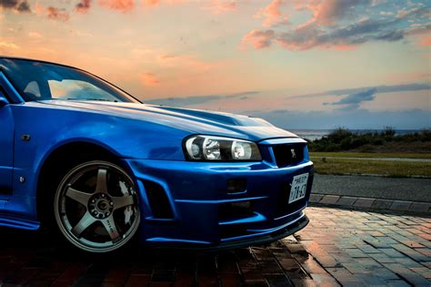 Fondos De Pantalla X Px Azul Coche Jdm Nissan Skyline Gt