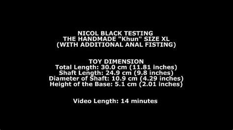 Nicol Black Testing The Handmade Khun Size Xl With Additional Anal Fisting Twt Xxx Mobile