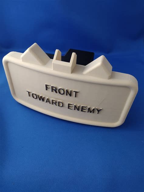 Claymore Mine Replica Hitch Cover Front Toward Enemy Hitch Cover Etsy