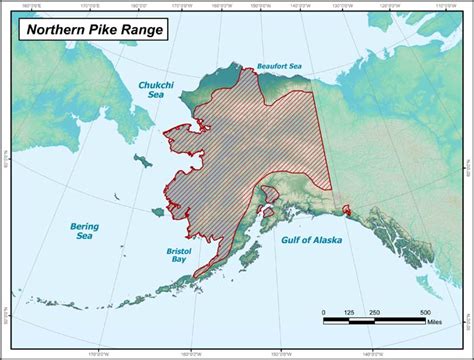 Northern Pike Range Map, Alaska Department of Fish and Game