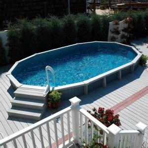 Semi Inground Pool Installation | Ann Inspired